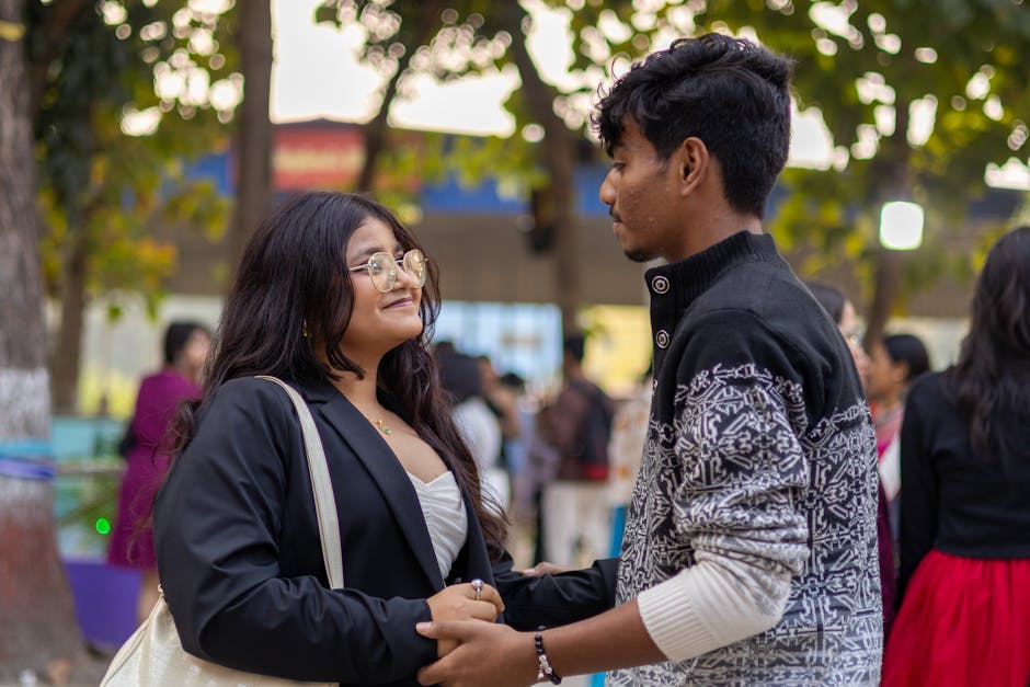 person talking to AI