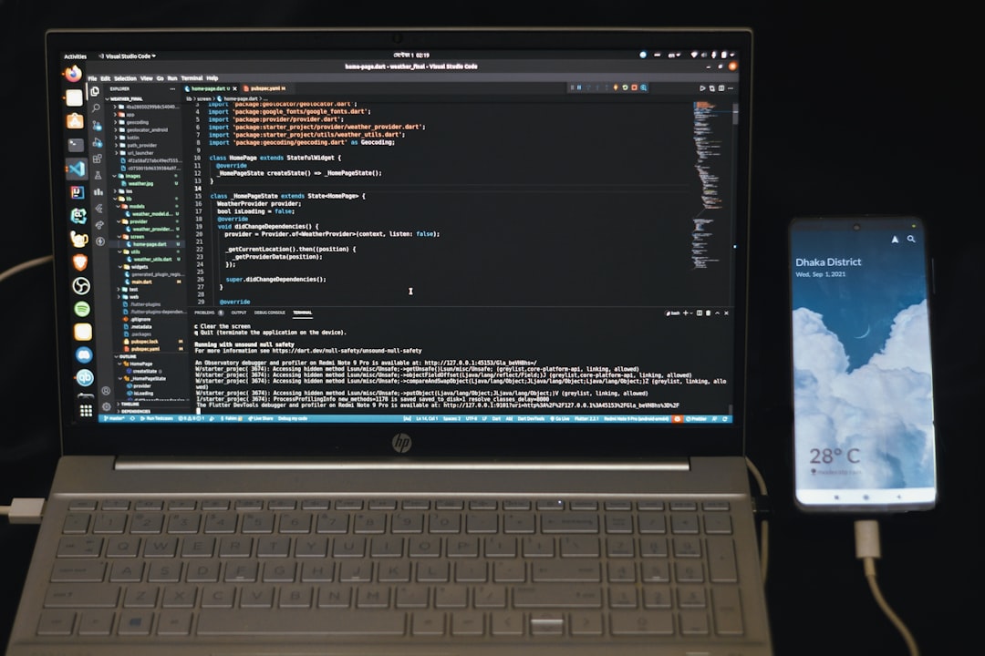 person comparing software person comparing software
