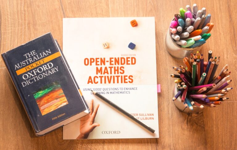 student studying textbook