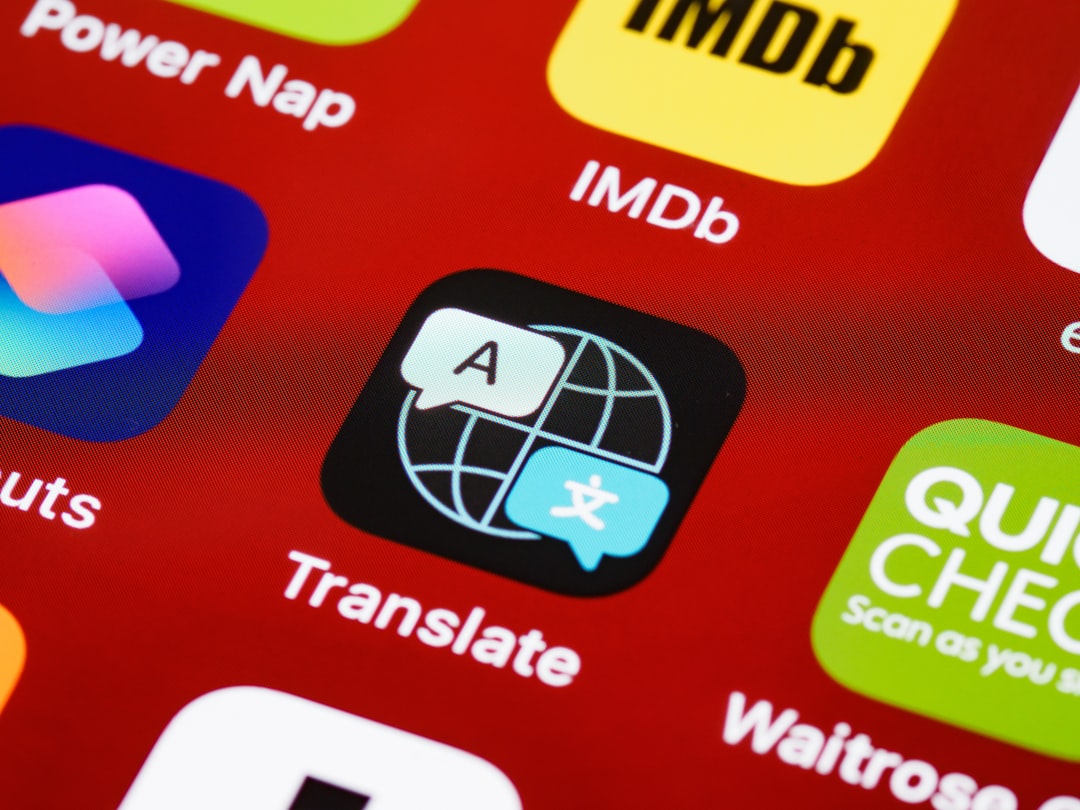 AI translation interface