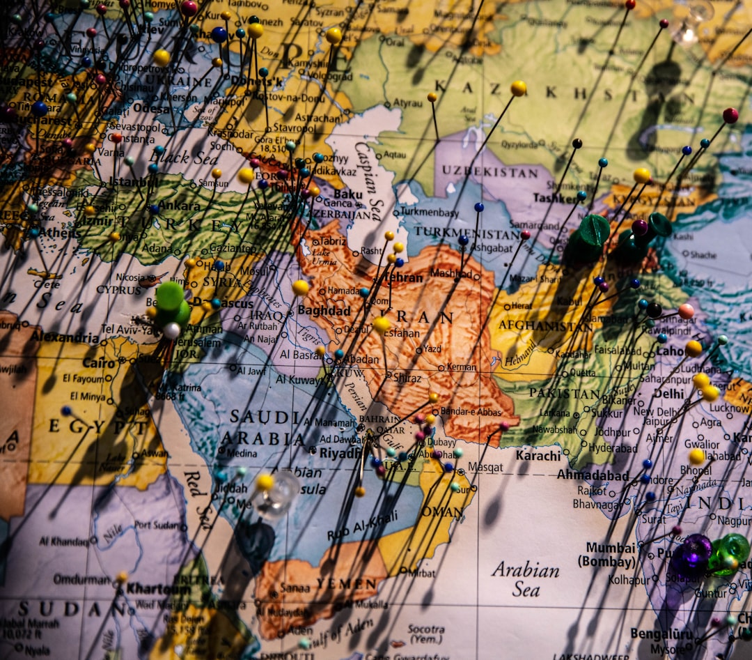 global supply chain map