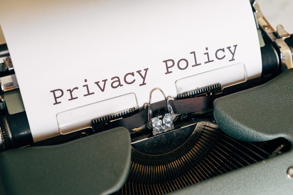 privacy policy document