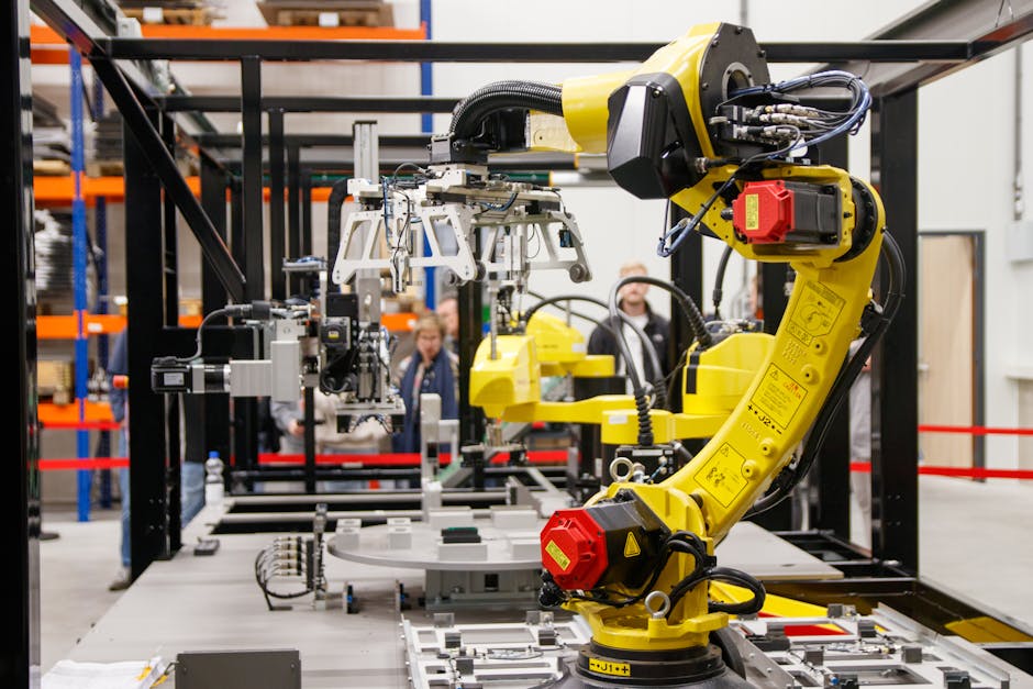 robot assembly line