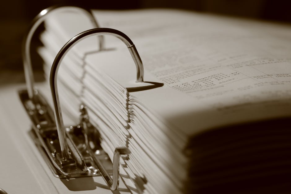 structured outline document