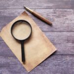 magnifying glass research paper